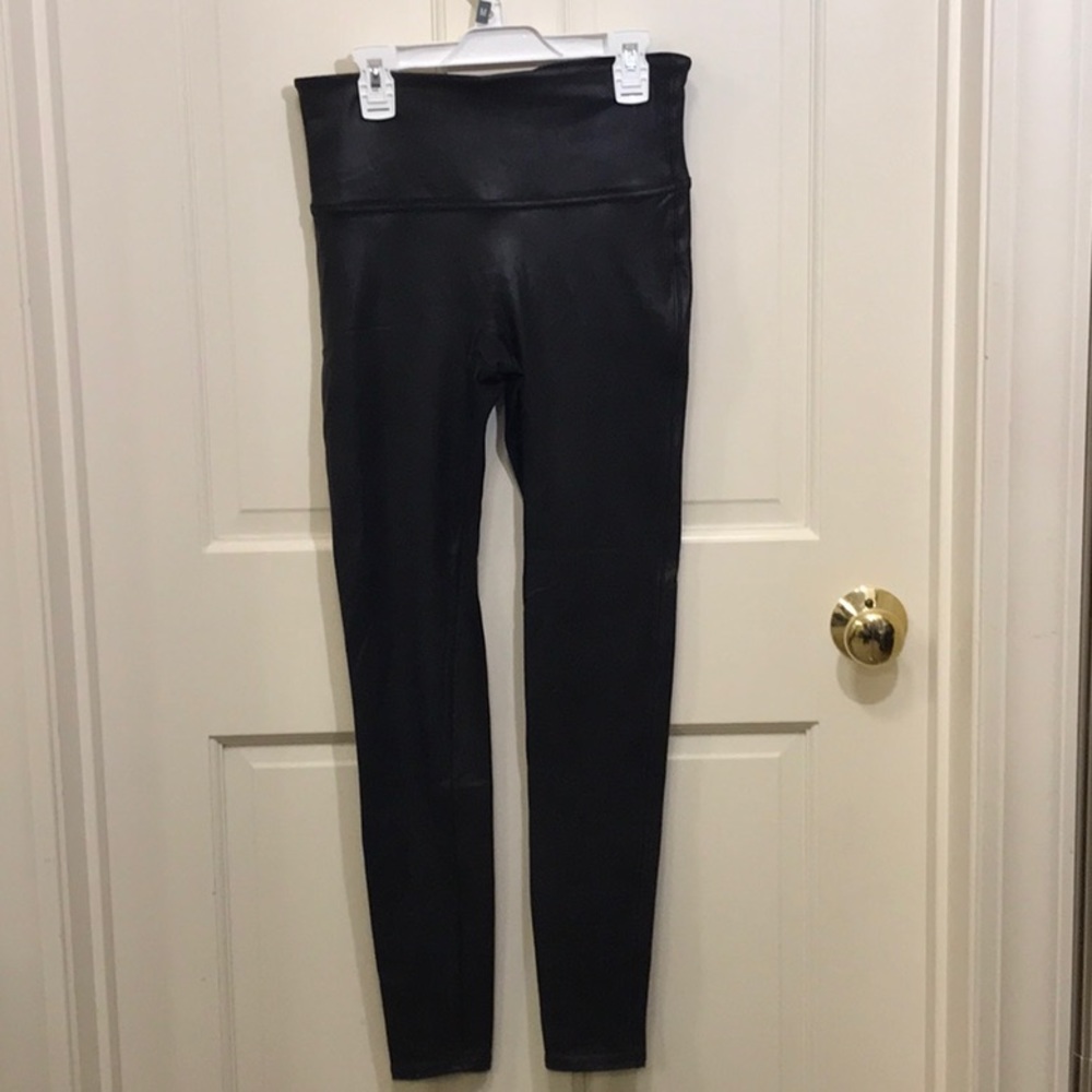 Spanx faux leather leggings